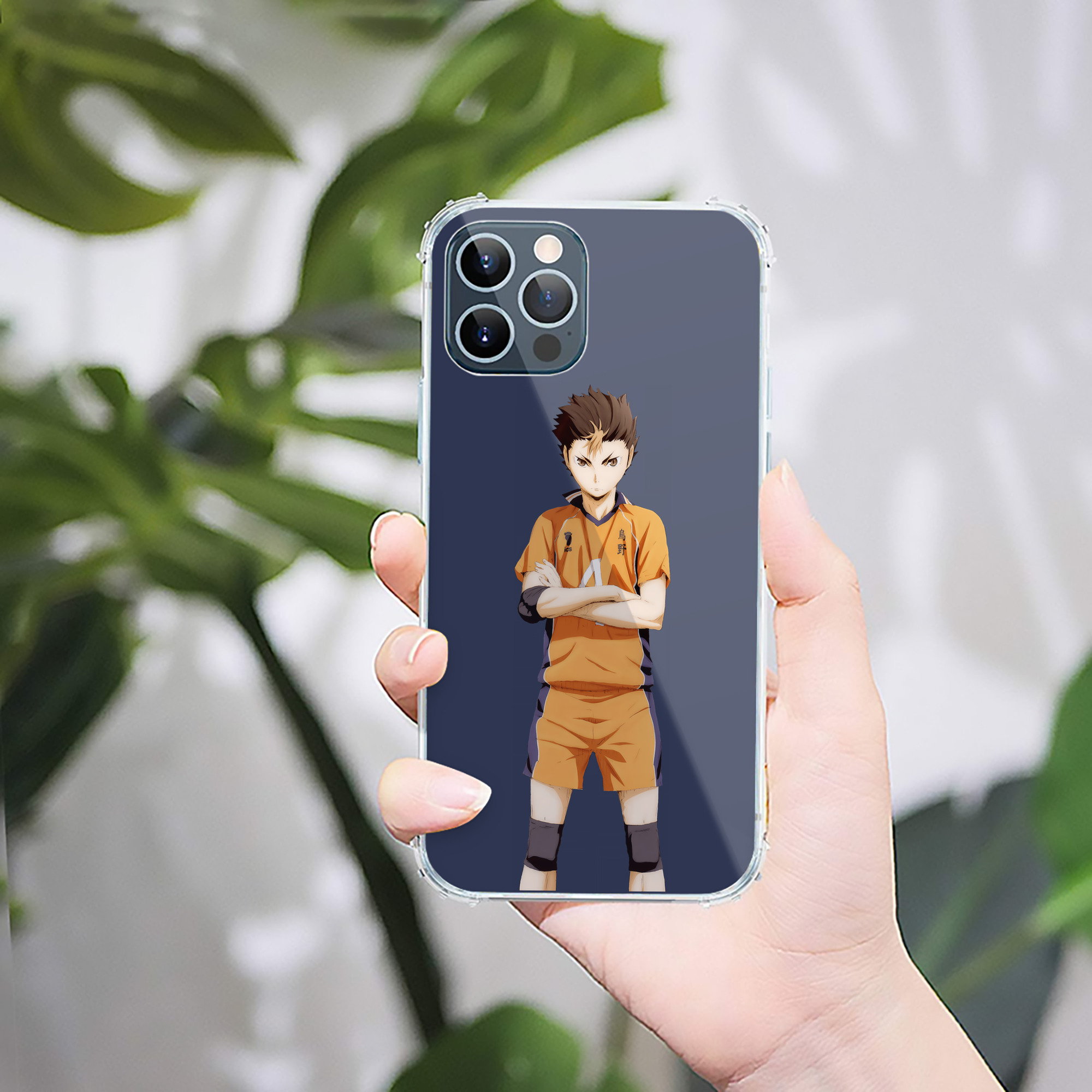 （画像用） ハイキュー!! Haikyu!! 【iPhone 12シリーズ対応】透明スマホケース（クリアソフトケース）